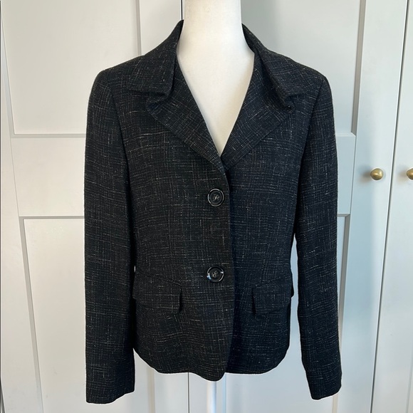 Lafayette 148 Women's Grey Tweed Blazer/Jacket | 10 - Picture 1 of 4